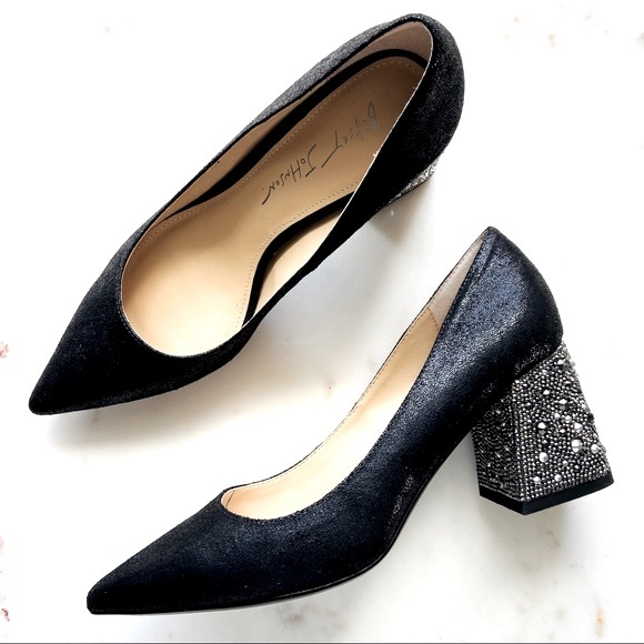 Betsey Johnson Paige Block Rhinestone 